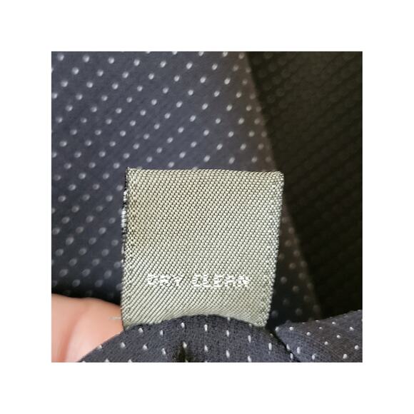 NWT Kate Hill Woman Sz 18W 3 Button Front Blazer Jacket Pockets Navy Blue Pindot - Picture 15 of 16